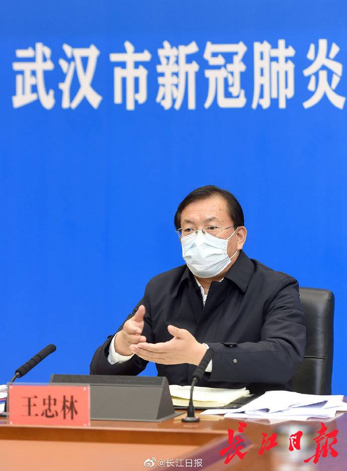 王忠林研究部署武汉市养老机构和农村防疫工作